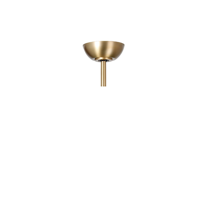 Millennium - 1103LED-BR-MBK - 52" Ceiling Fan - Hammerlin - Brass