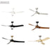 Millennium - 1103LED-BR-MBK - 52" Ceiling Fan - Hammerlin - Brass