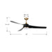 Millennium - 1103LED-BR-MBK - 52" Ceiling Fan - Hammerlin - Brass