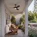Millennium - 1103LED-MBK-MBK - 52" Ceiling Fan - Hammerlin - Matte Black