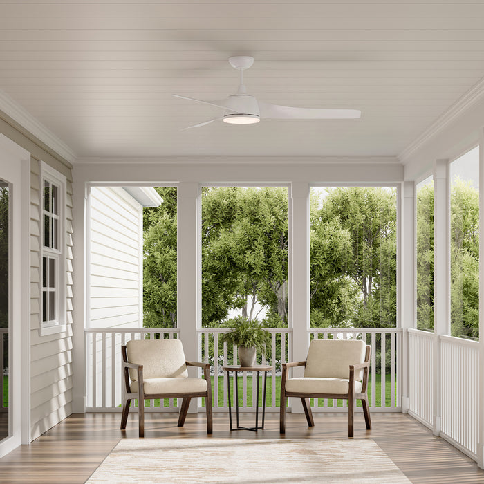 Millennium - 1113LED-MWW-MWW - 60" Ceiling Fan - Hammerlin - Matte White