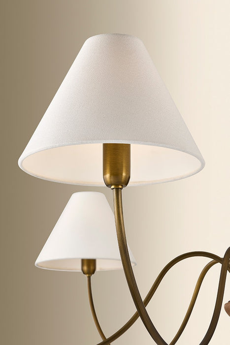 Mitzi - H1163806-PBR - Six Light Chandelier - Bennie - Patina Brass