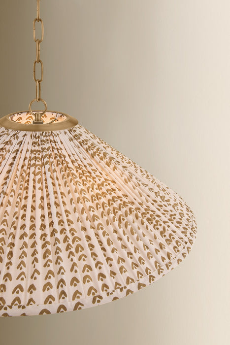 Mitzi - H1198804B-PBR - Four Light Chandelier - Isla - Patina Brass