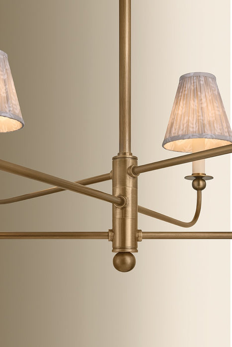 Mitzi - H1175806B-PBR - Six Light Chandelier - Ryle - Patina Brass