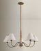 Mitzi - H1163805-PBR - Five Light Chandelier - Bennie - Patina Brass