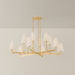 Hudson Valley - 2153-VGL - 12 Light Chandelier - Allaben - Vintage Gold Leaf