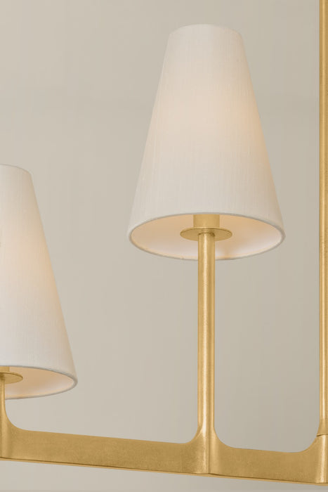 Hudson Valley - 2153-VGL - 12 Light Chandelier - Allaben - Vintage Gold Leaf
