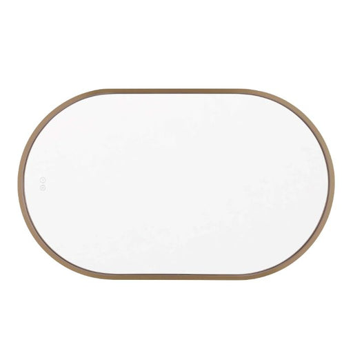 Rachel LED Mirror Satin Brass