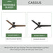 Cassius 52" Ceiling Fan-Fans-Hunter-Lighting Design Store