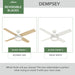 Dempsey 52" Ceiling Fan-Fans-Hunter-Lighting Design Store