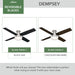 Dempsey 52" Ceiling Fan-Fans-Hunter-Lighting Design Store