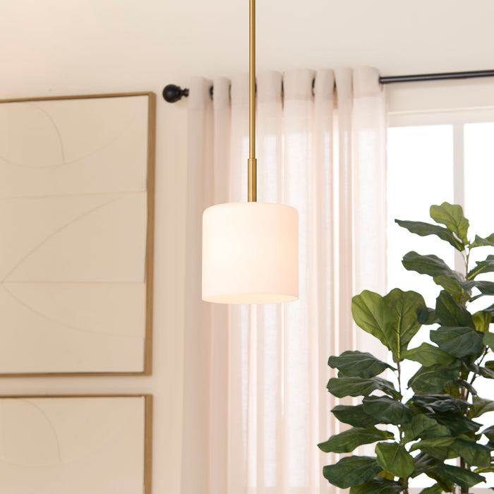 Rutherford One Light Pendant-Mini Pendants-Quorum-Lighting Design Store