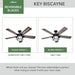 Key Biscayne 54" Ceiling Fan-Fans-Hunter-Lighting Design Store