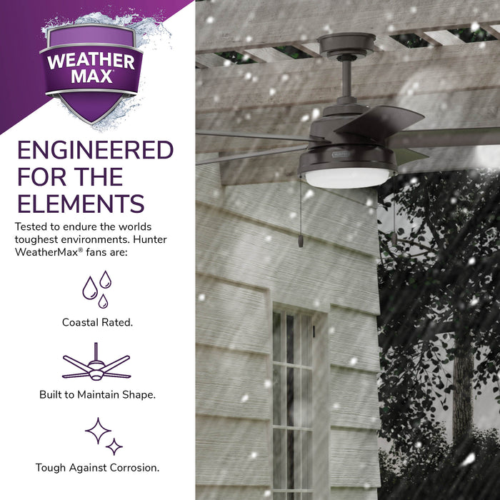 Seawall 44"Ceiling Fan-Fans-Hunter-Lighting Design Store