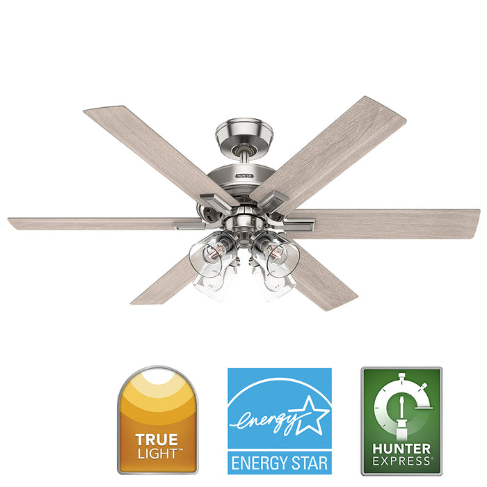 Fonthill 52"Ceiling Fan-Fans-Hunter-Lighting Design Store