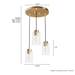 Hartland Cluster-Mini Pendants-Hunter-Lighting Design Store
