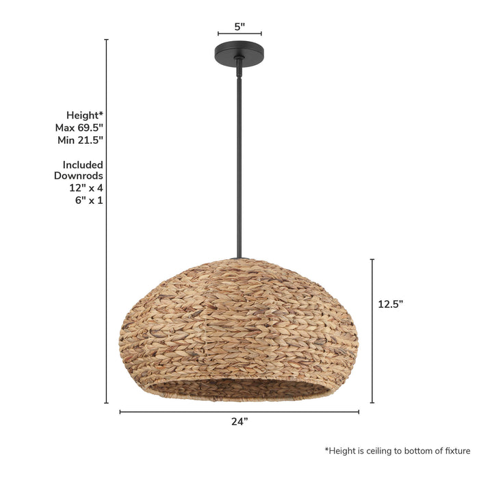 Cambria Three Light Pendant-Pendants-Hunter-Lighting Design Store