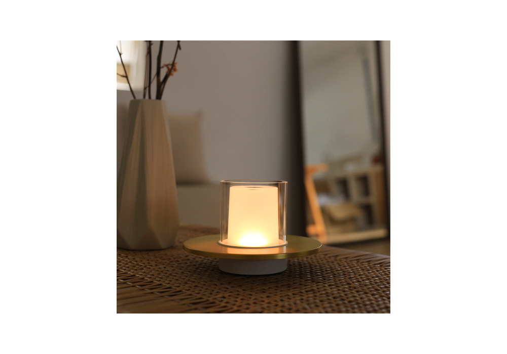 Tubicen - T140003-GC - Candle TC Table Lamp - Brass