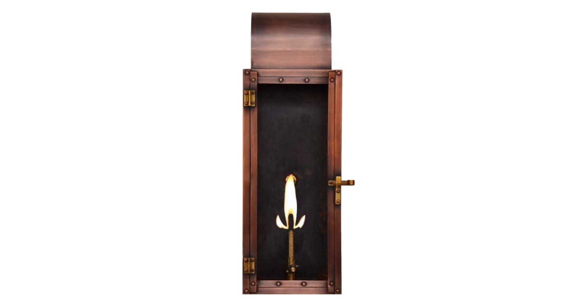 Coppersmith - WT18G ELI - Whitney 18" Gas Outdoor Wall Sconce - Copper