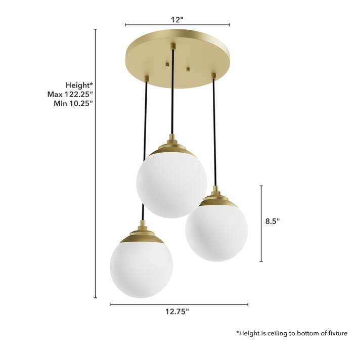 Hepburn Cluster-Mini Pendants-Hunter-Lighting Design Store