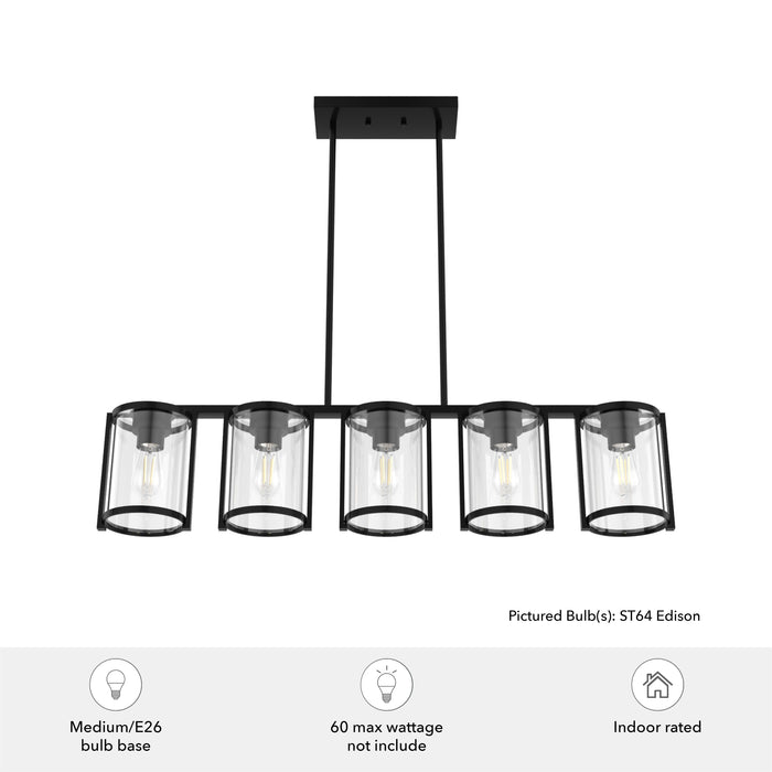 Asod Linear Chandelier-Linear/Island-Hunter-Lighting Design Store