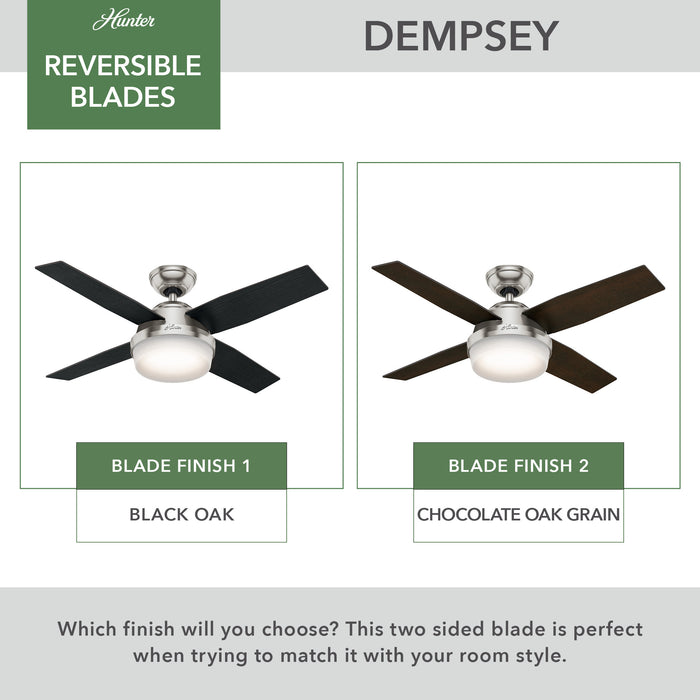 Dempsey 44" Ceiling Fan-Fans-Hunter-Lighting Design Store