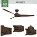Mosley 60"Ceiling Fan-Fans-Hunter-Lighting Design Store