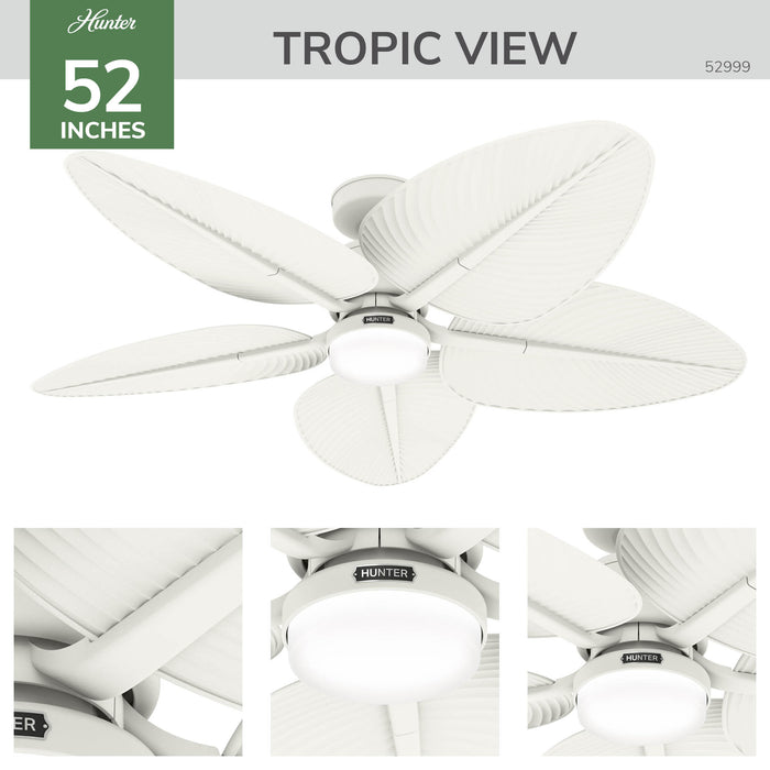 Tropic View 52"Ceiling Fan-Fans-Hunter-Lighting Design Store