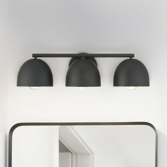 Erling Three Light Bathroom Vanity-Bathroom Fixtures-Hunter-Lighting Design Store
