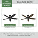Builder 52"Ceiling Fan-Fans-Hunter-Lighting Design Store