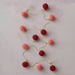72" Flocked Glass Ball Ornament Garland-Home Accents-Creative Co-op-Lighting Design Store