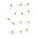 Metal Bell Garland w/ Black & White String