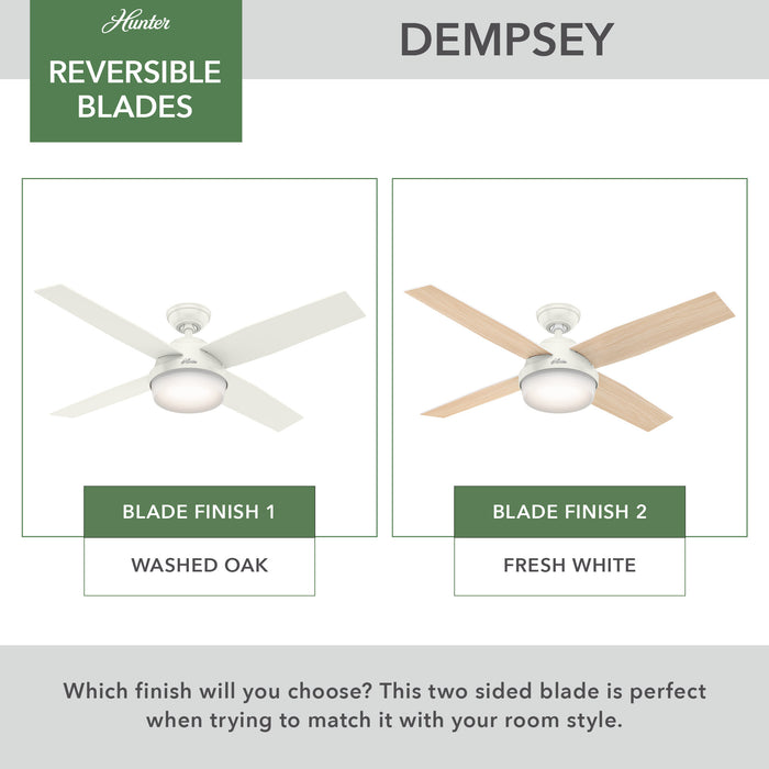 Dempsey 52" Ceiling Fan-Fans-Hunter-Lighting Design Store
