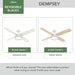 Dempsey 52" Ceiling Fan-Fans-Hunter-Lighting Design Store