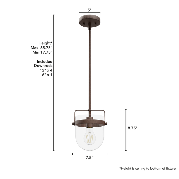 Karloff Pendant-Mini Pendants-Hunter-Lighting Design Store