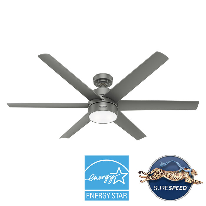Solaria 60" Ceiling Fan-Fans-Hunter-Lighting Design Store