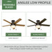 Anslee 46" Ceiling Fan-Fans-Hunter-Lighting Design Store