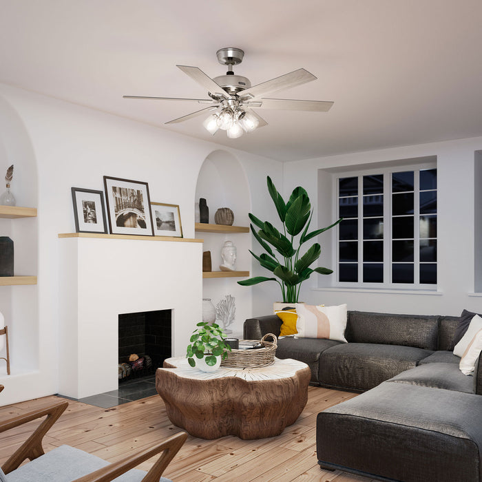 Fonthill 52"Ceiling Fan-Fans-Hunter-Lighting Design Store