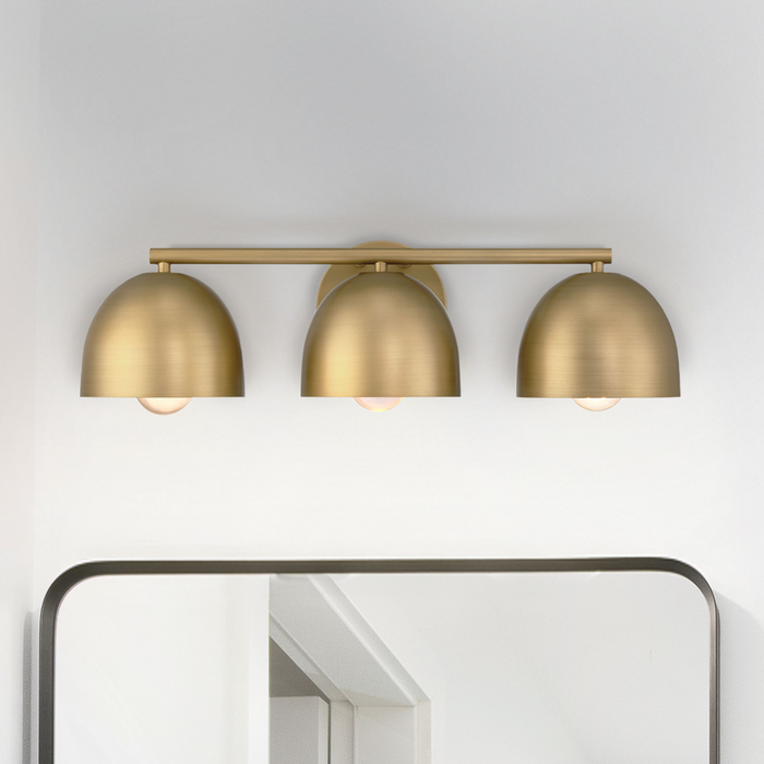 Erling Three Light Bathroom Vanity-Bathroom Fixtures-Hunter-Lighting Design Store