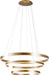 PageOne - PP020109-BC - LED Chandelier - Gianni - Brushed Champagne
