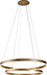 PageOne - PP020110-BC - LED Pendant - Gianni - Brushed Champagne