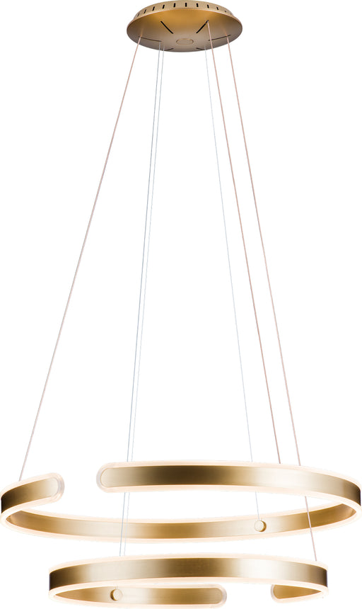 PageOne - PP020111-BC - LED Pendant - Gianni - Brushed Champagne