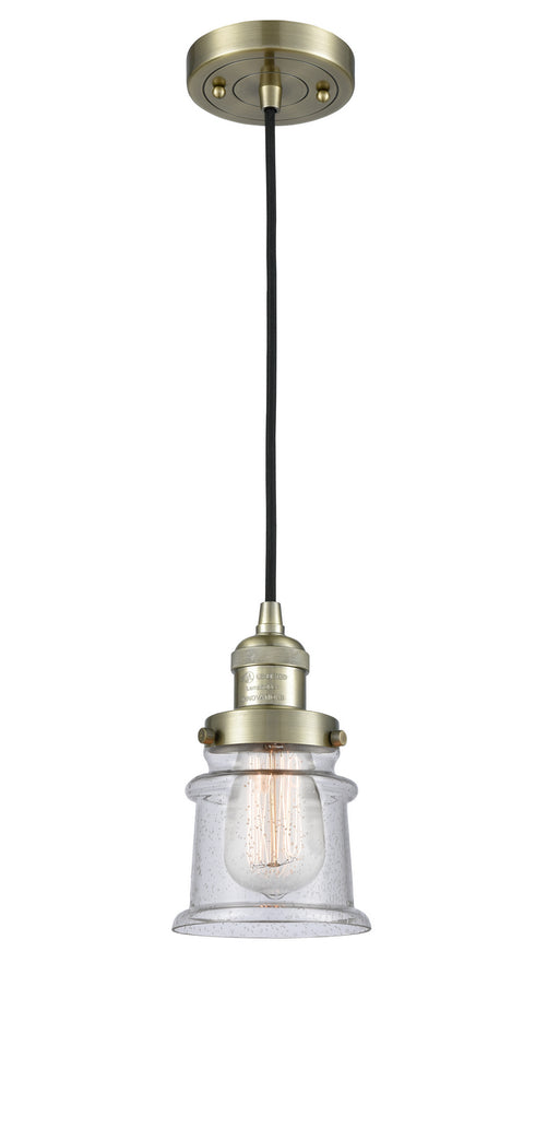 Innovations - 201C-AB-G184S-LED - LED Mini Pendant - Franklin Restoration - Antique Brass