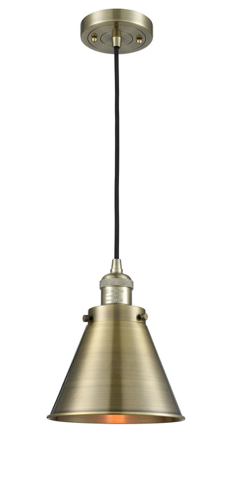 Innovations - 201C-AB-M13-AB - One Light Mini Pendant - Franklin Restoration - Antique Brass