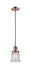 Innovations - 201C-AC-G184S - One Light Mini Pendant - Franklin Restoration - Antique Copper