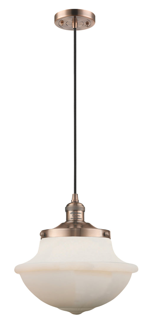 Innovations - 201C-AC-G541 - One Light Mini Pendant - Franklin Restoration - Antique Copper
