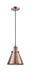 Innovations - 201C-AC-M13-AC - One Light Mini Pendant - Franklin Restoration - Antique Copper