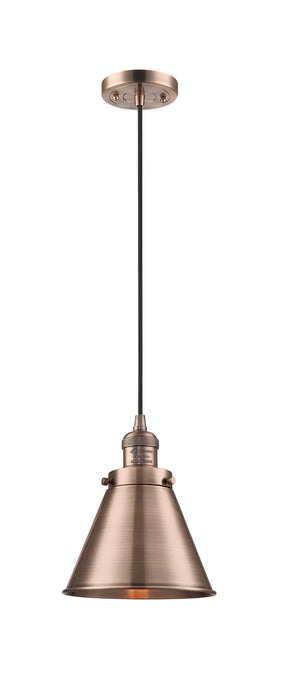 Innovations - 201C-AC-M13-AC-LED - LED Mini Pendant - Franklin Restoration - Antique Copper