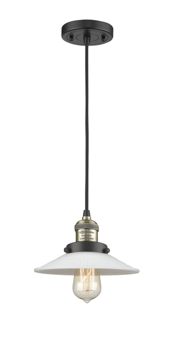 Innovations - 201C-BAB-G1 - One Light Mini Pendant - Franklin Restoration - Black Antique Brass