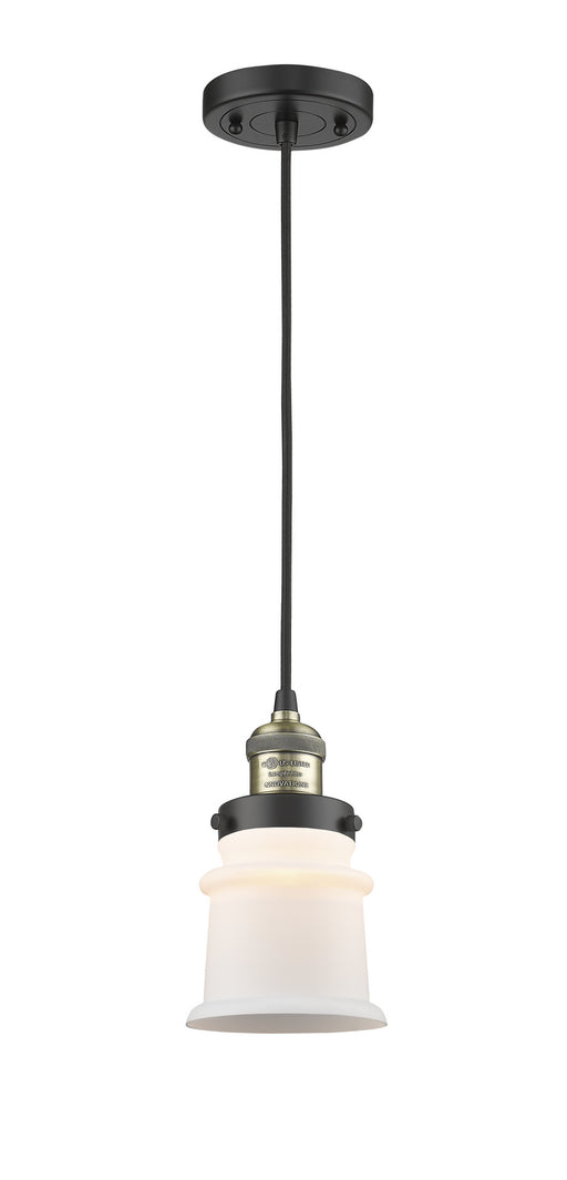 Innovations - 201C-BAB-G181S-LED - LED Mini Pendant - Franklin Restoration - Black Antique Brass